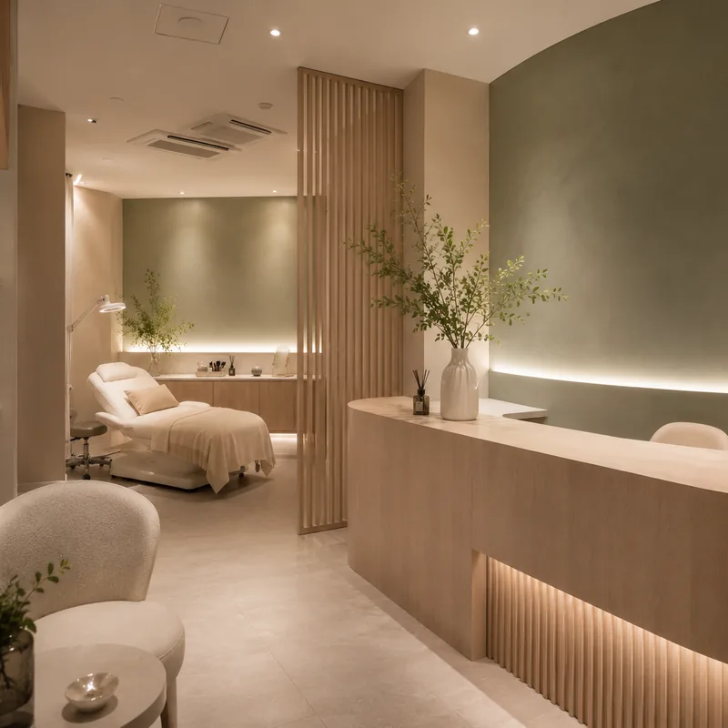 UNIBROW店舗の入口イメージ